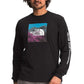 The North Face Men's Logo Play Ls Tee Black Size X-Large