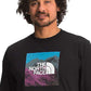 The North Face Men's Logo Play Ls Tee Black Size X-Large