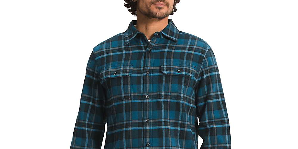 The North Face Men's Arroyo Flannel Shirt Blue Size L