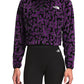 The North Face Women's Printed Osito 1/4 Zip Hoodie Purple Size X-Small