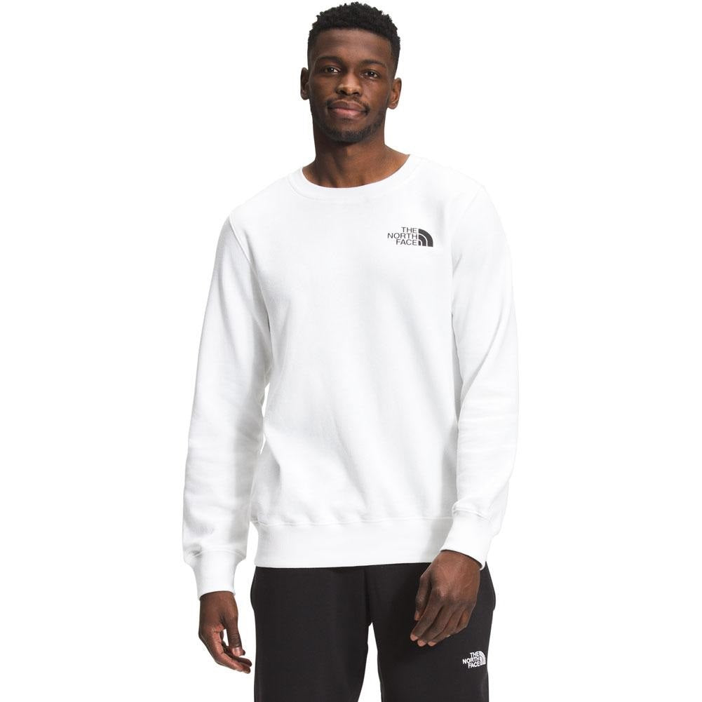 The North Face Men's Box Nse Crew Sweatshirt White Size Large