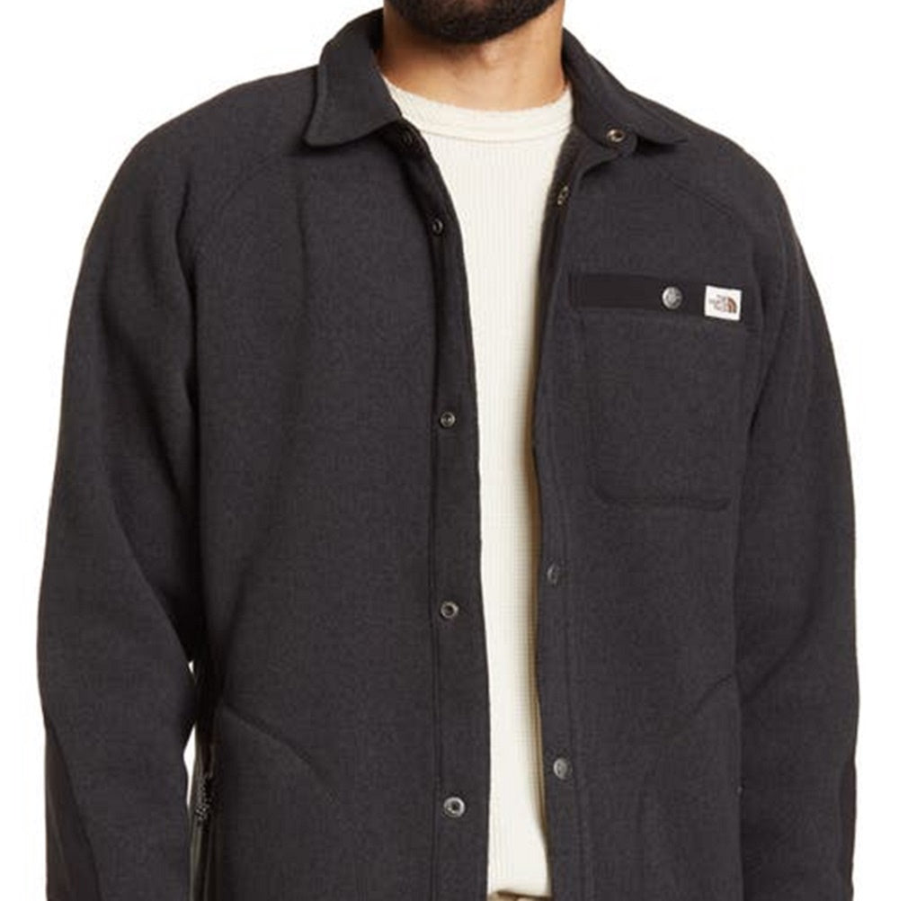 The North Face Men's Gordon Lyons Shacket Pullover Black Size Small