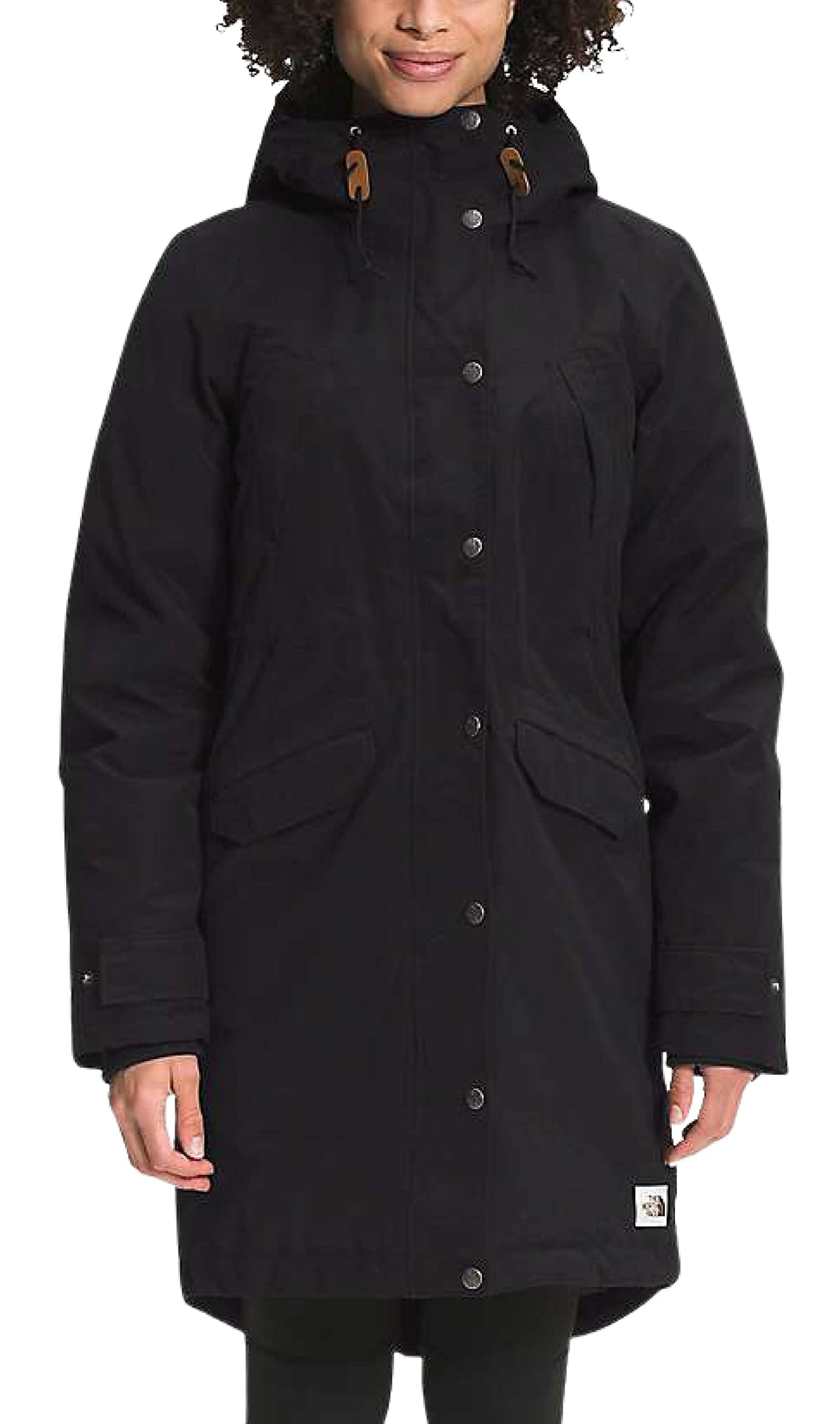 The North Face Women's Snow Water Repellent 600 Fill Power Down Parka in Black , Size Medium