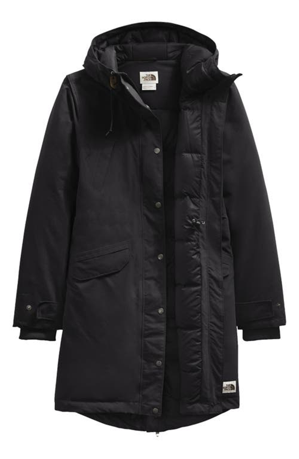 The North Face Women's Snow Water Repellent 600 Fill Power Down Parka in Black , Size Medium