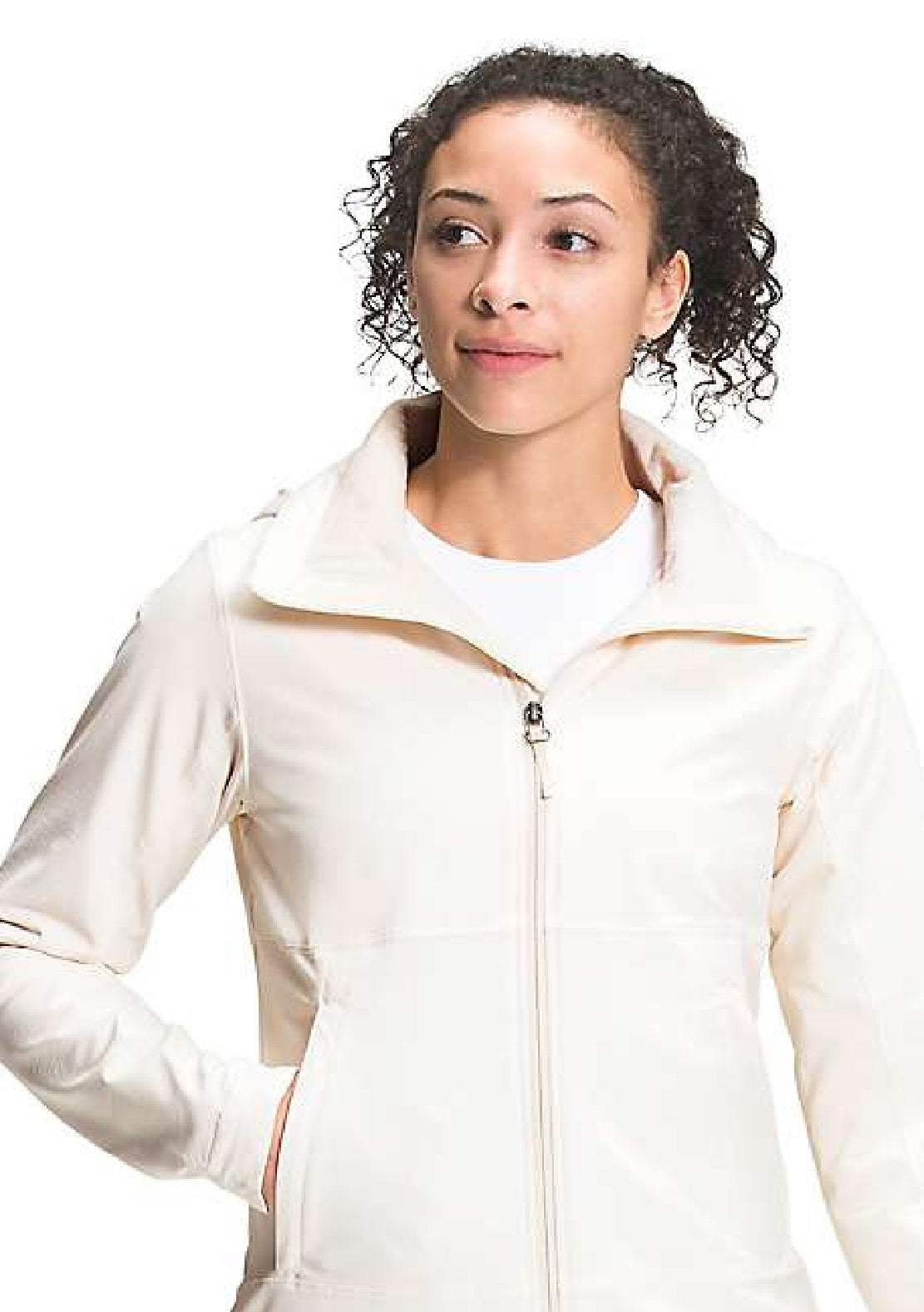 The North Face Women's Shelbe Raschel Hooded White Size Large