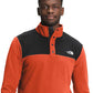 The North Face Men's Tka Glacier Snap Neck Pullover Orange Size Large