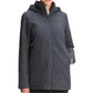 The North Face Women's Zippered Water Resistant Hooded Coat Gray Size Large