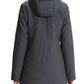 The North Face Women's Zippered Water Resistant Hooded Coat Gray Size Large