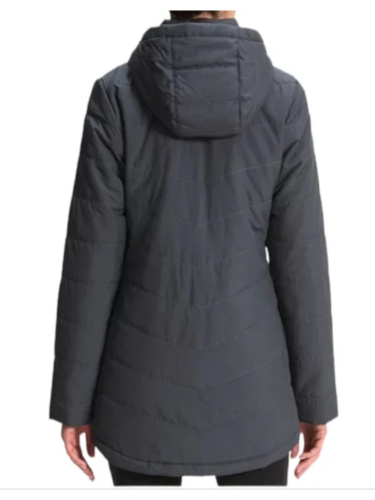 The North Face Women's Zippered Water Resistant Hooded Coat Gray Size Large