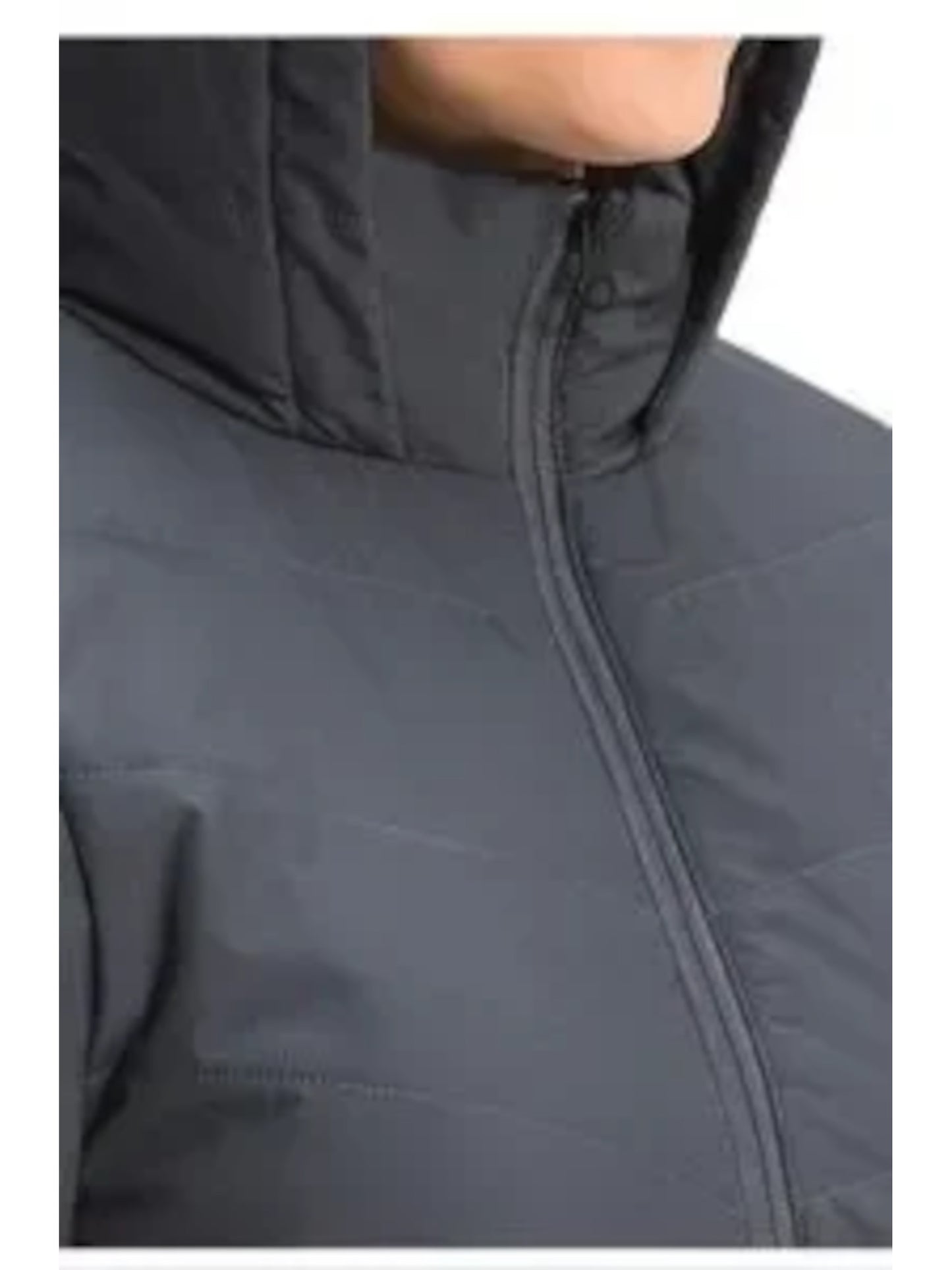 The North Face Women's Zippered Water Resistant Hooded Coat Gray Size Large