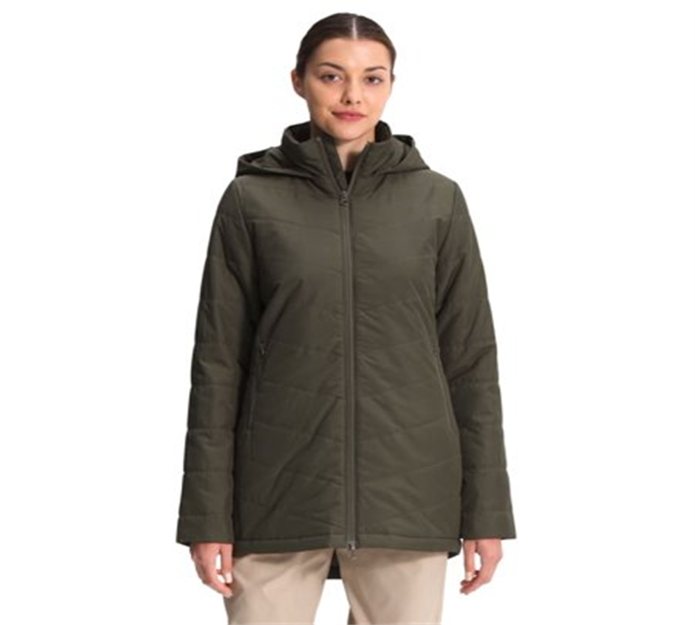 The North Face Women's Solid Tamburello Parka Jacket Green Size Small