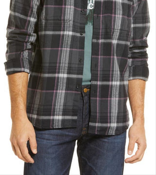 The North Face Men's Arroyo Flannel Shirt Gray Size Large