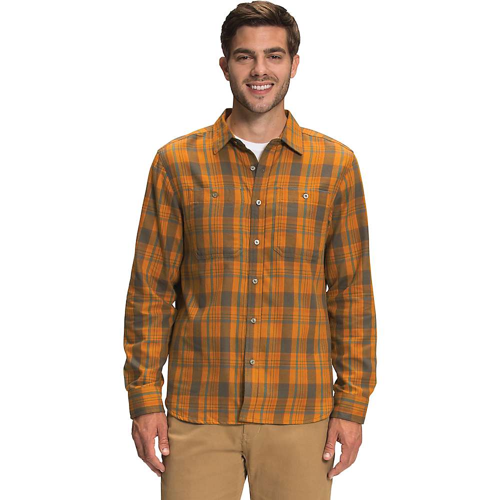 The North Face Men's Arroyo LW Flannel Shirt Yellow Size Medium