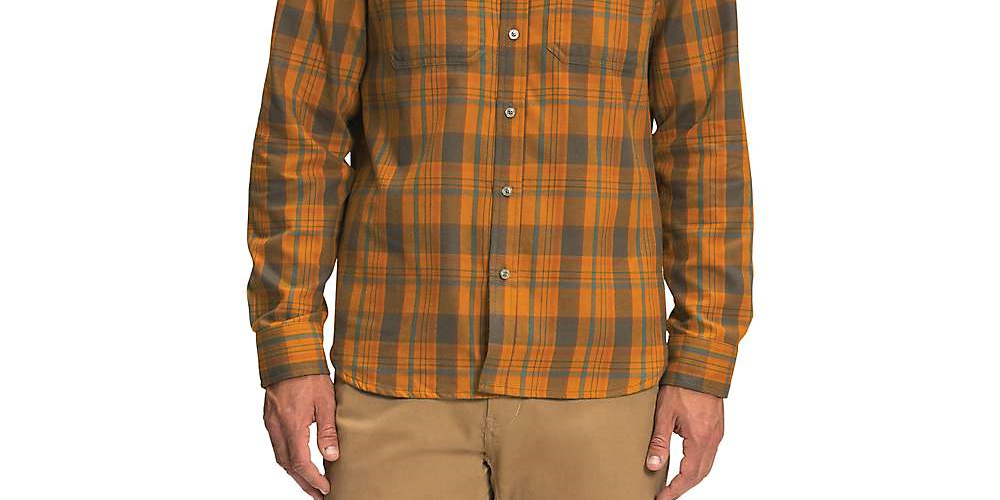 The North Face Men's Arroyo LW Flannel Shirt Yellow Size Medium