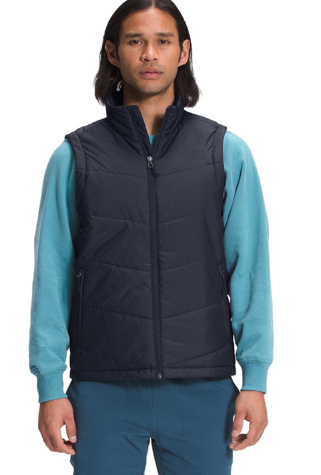 The North Face Men's Junction Heatseeker Eco Vest Blue Size X-Large