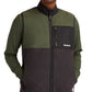 Timberland Men's Colorblocked Fleece Full Zip Vest Green Size Large