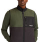 Timberland Men's Colorblocked Fleece Full Zip Vest Green Size Large