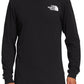 The North Face Men's Long Sleeve Nse Box Logo Graphic Tee Black Size Medium