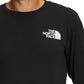 The North Face Men's Long Sleeve Nse Box Logo Graphic Tee Black Size Medium