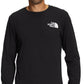 The North Face Men's Long Sleeve Box Logo Graphic Tee Black Size Large