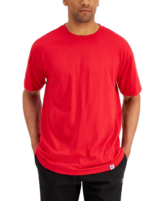 Russell Athletic Men's Essential T-Shirt Red Size Large
