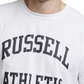 Russell Athletic Men's Archie Logo Graphic T-Shirt White Size X-Large