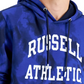 Russell Athletic Men's Groovy Tie Dyed Hoodie Blue Size Large