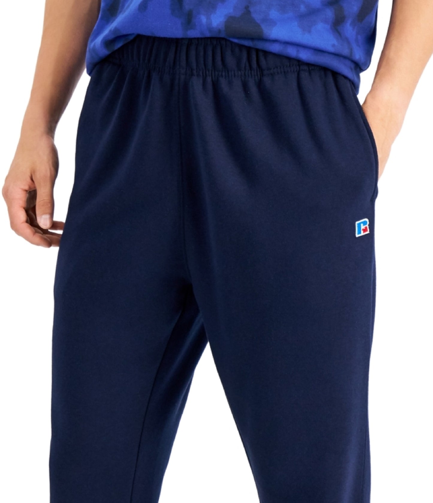 Russell Athletic Men's Fleece Drawstring Pants Blue Size XX-Large