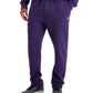 Russell Athletic Men's Open Bottom Fleece Pants Purple Size X-Large