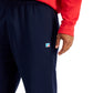 Russell Athletic Men's Open Bottom Fleece Pants Blue Size Medium
