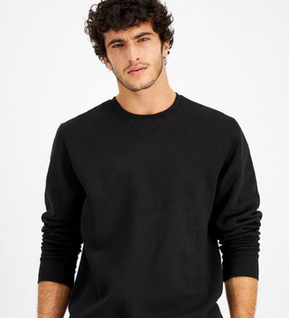 Russell Athletic Men's Solid Fleece Sweatshirt Black Size Medium