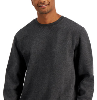 Russell Athletic Men's Solid Fleece Sweatshirt Gray Size Medium