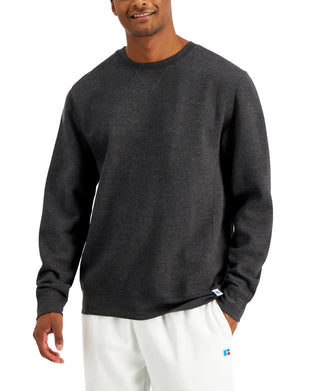 Russell Athletic Men's Solid Fleece Sweatshirt Gray Size Medium