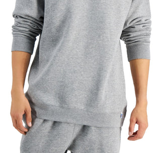 Russell Athletic Men's Solid Fleece Sweatshirt Gray Size Medium