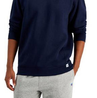 Russell Athletic Men's Solid Fleece Sweatshirt Blue Size Medium