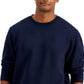 Russell Athletic Men's Solid Fleece Sweatshirt Blue Size X-Large