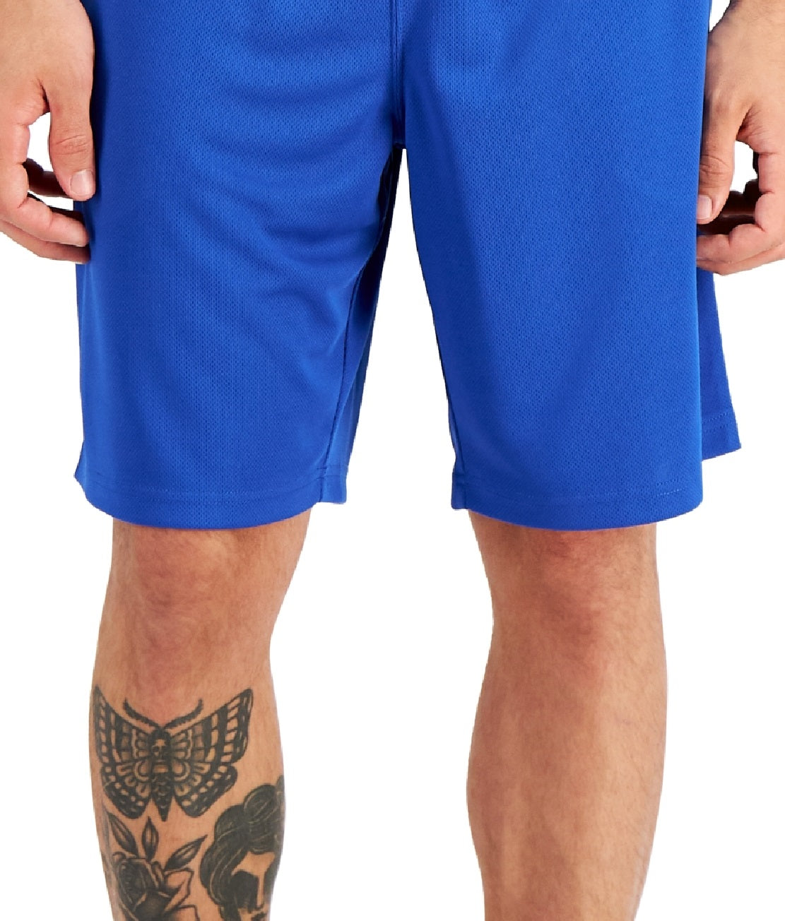 Russell Athletic Men's Mesh Performance Shorts Blue Size Medium