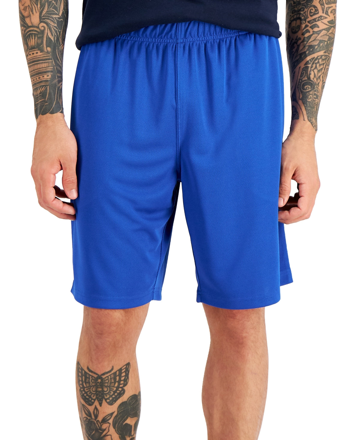 Russell Athletic Men's Mesh Performance Shorts Blue Size Medium