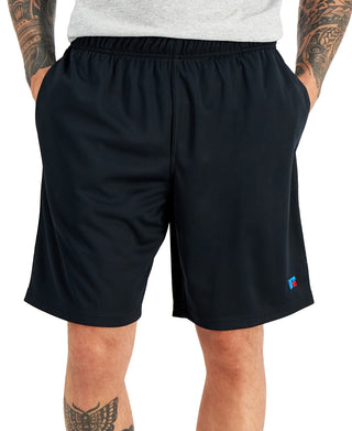 Russell Athletic Men's Mesh Performance 9 Shorts Black Size Small