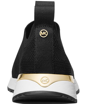 Michael Kors Women's Bodie Slip On Sneaker Black Size 7M