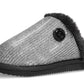 Michael Kors Women's Janis Faux Fur Lined Slipper Gray Size 6