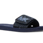 Michael Kors Women's Mk Logo Slide Blue Size 8