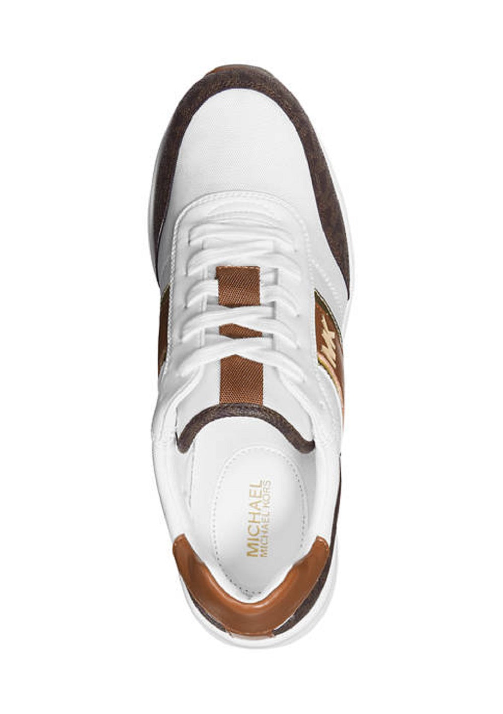 Michael Kors Women's Mabel Trainer Sneaker Brown Size 7