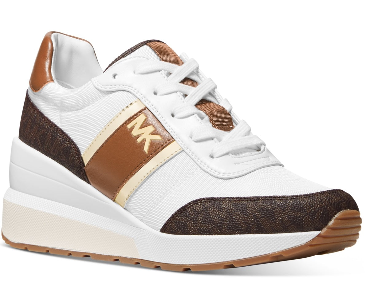 Michael Kors Women's Mabel Trainer Sneakers Brown Size 10M