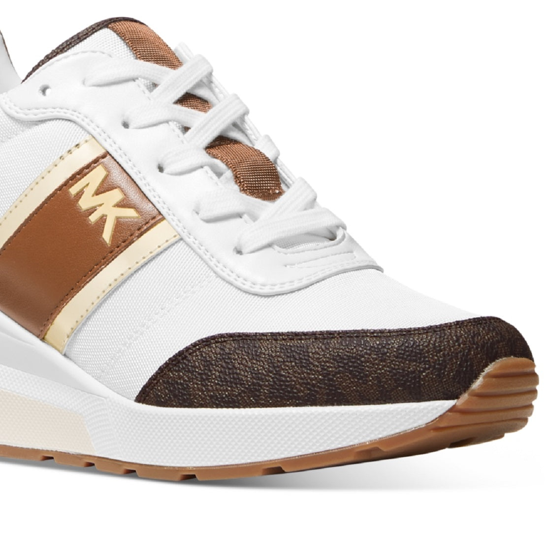 Michael Kors Women's Mabel Trainer Sneakers Brown Size 10M