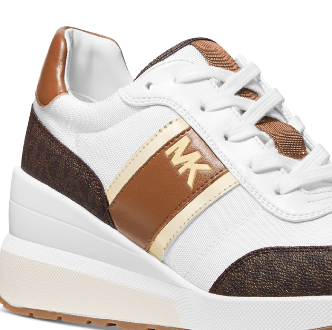 Michael Kors Women's Mabel Trainer Sneakers Brown Size 10M