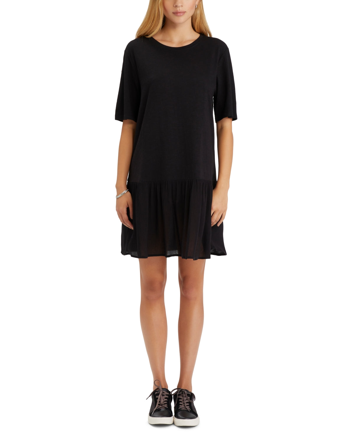 Sanctuary Women's Refresh T-Shirt Dress Black Size Small