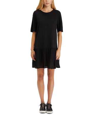 Sanctuary Women's Refresh T-Shirt Dress Black Size Small