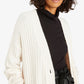 Sanctuary Women's Cozy Seeker Cotton Blend Cardigan White Size Small