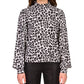 Sanctuary Women's For Keeps Print Top Black Size Small